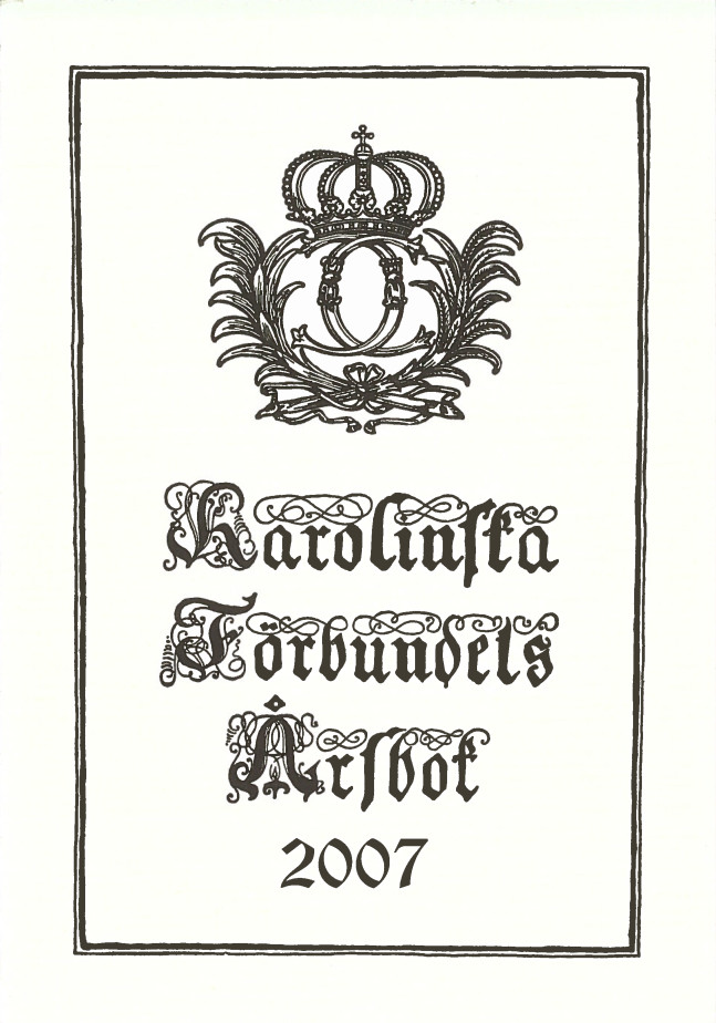 Karolinska förbundets årsbok 2007