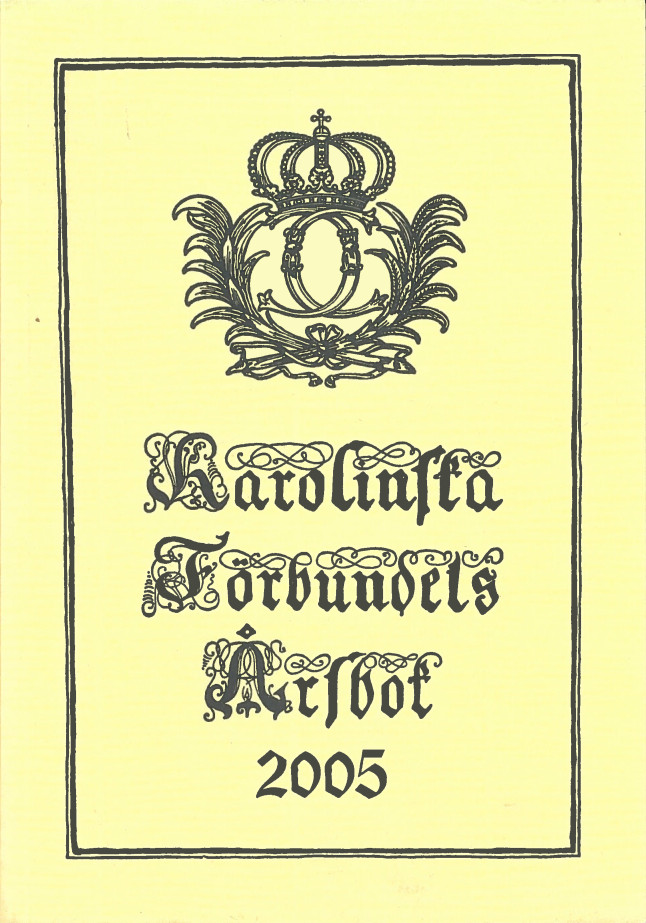 Karolinska förbundets årsbok 2005