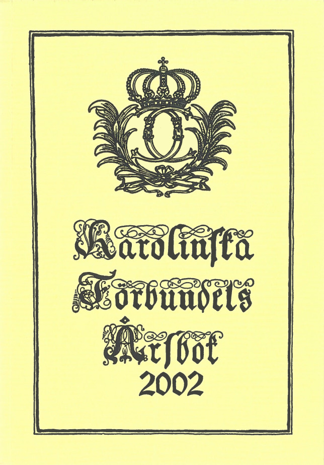 Karolinska förbundets årsbok 2002