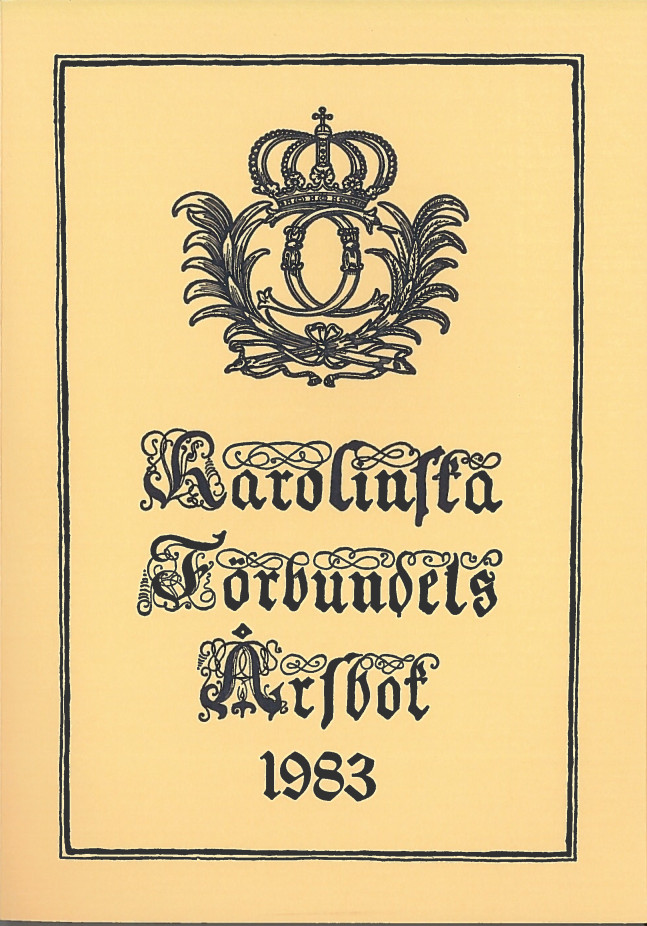 Karolinska förbundets årsbok 1983