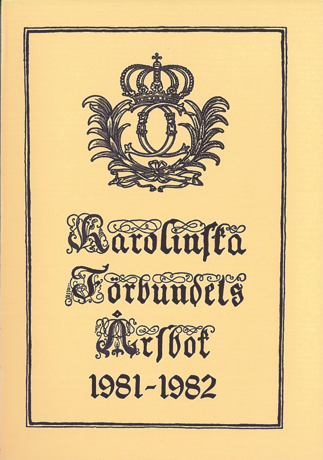 Karolinska förbundets årsbok 1981-1982