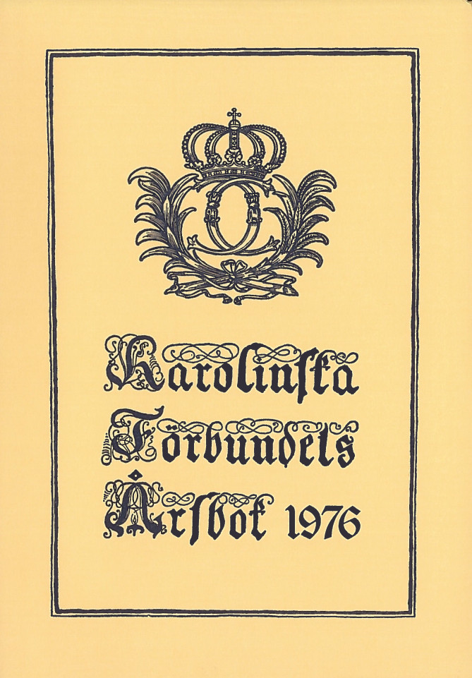 Karolinska förbundets årsbok 1976
