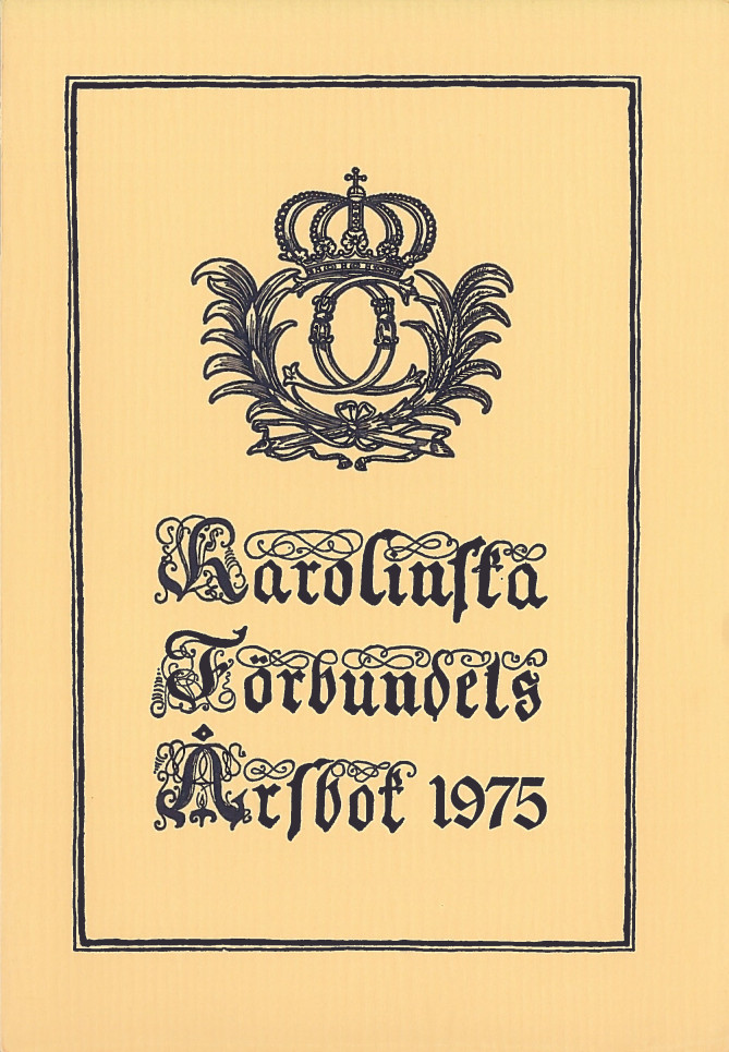 Karolinska förbundets årsbok 1975