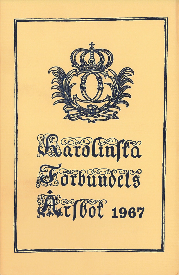 Karolinska förbundets årsbok 1967