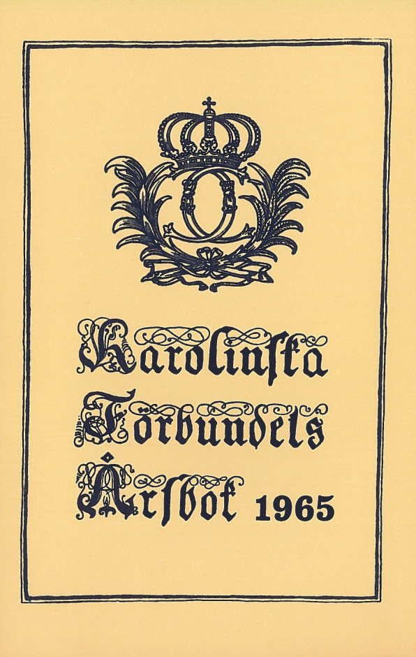 Karolinska förbundets årsbok 1965
