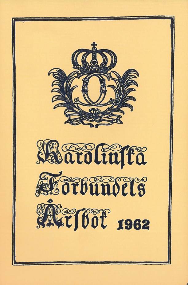 Karolinska förbundets årsbok 1962