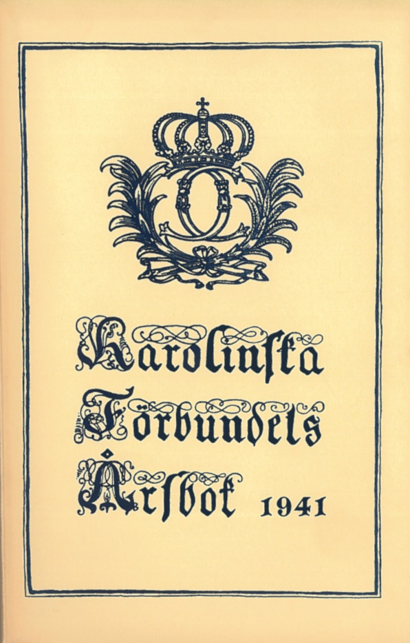 Karolinska förbundets årsbok 1941