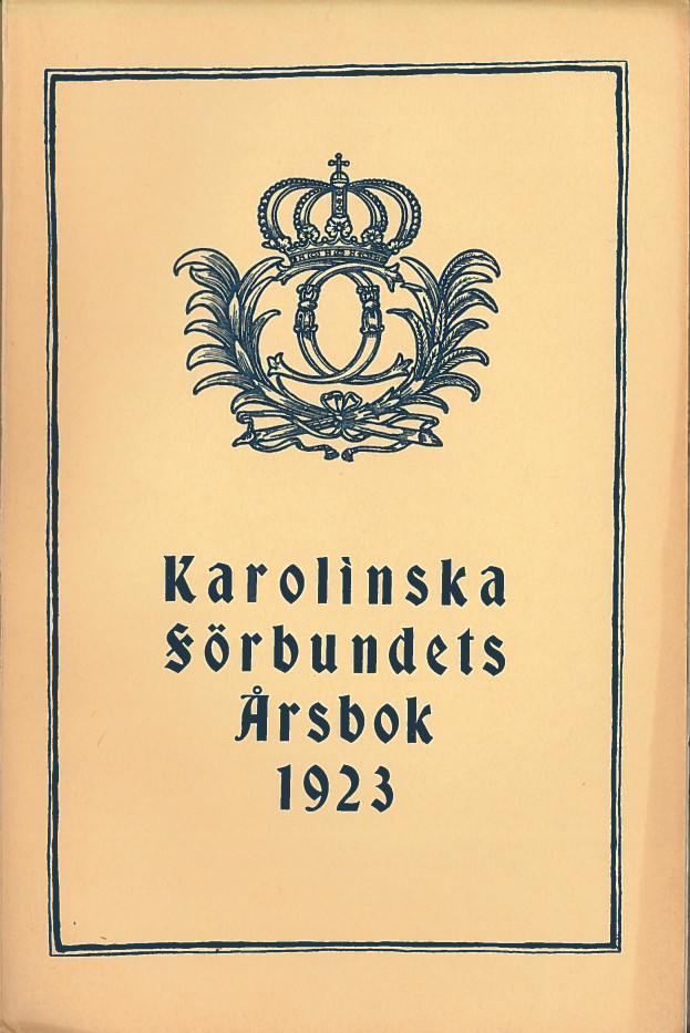 Karolinska förbundets årsbok 1923