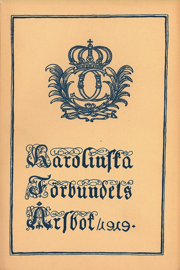Karolinska förbundets årsbok 1919