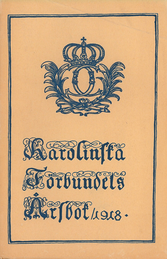 Karolinska förbundets årsbok 1918