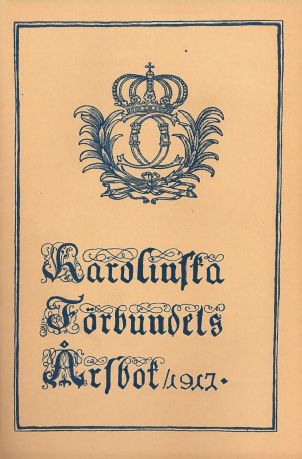 Karolinska förbundets årsbok 1917