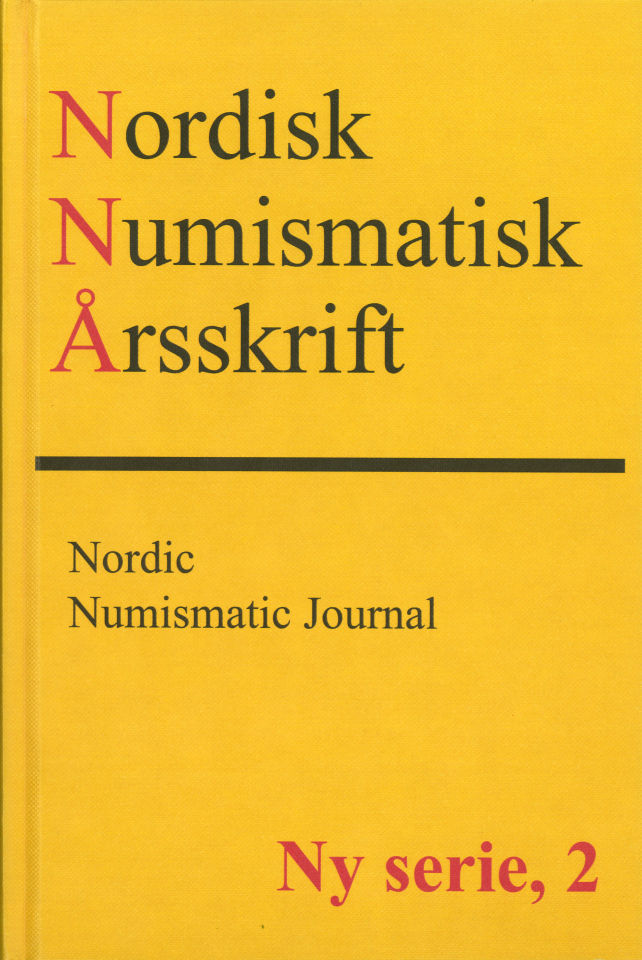 Nordisk Numismatisk Årsskrift Ny serie, 2