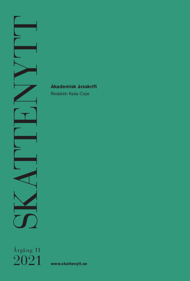 Skattenytt Akademisk årsskrift 2021