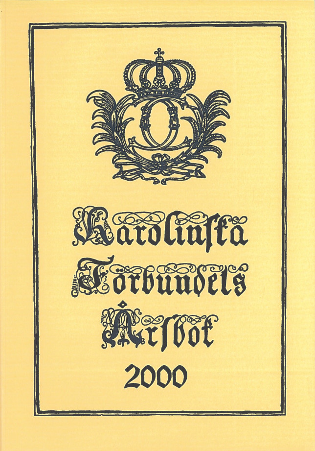 Karolinska förbundets årsbok 2000