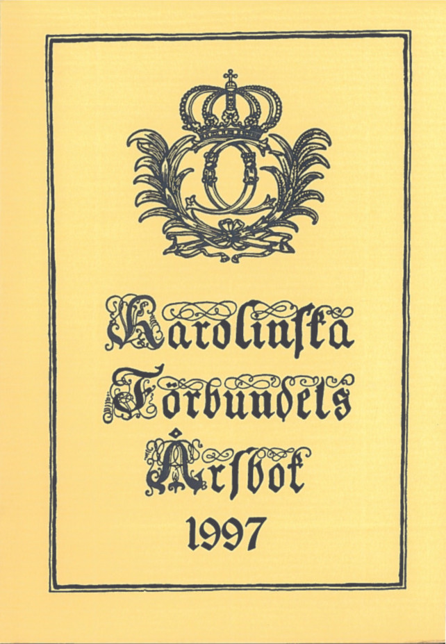 Karolinska förbundets årsbok 1997