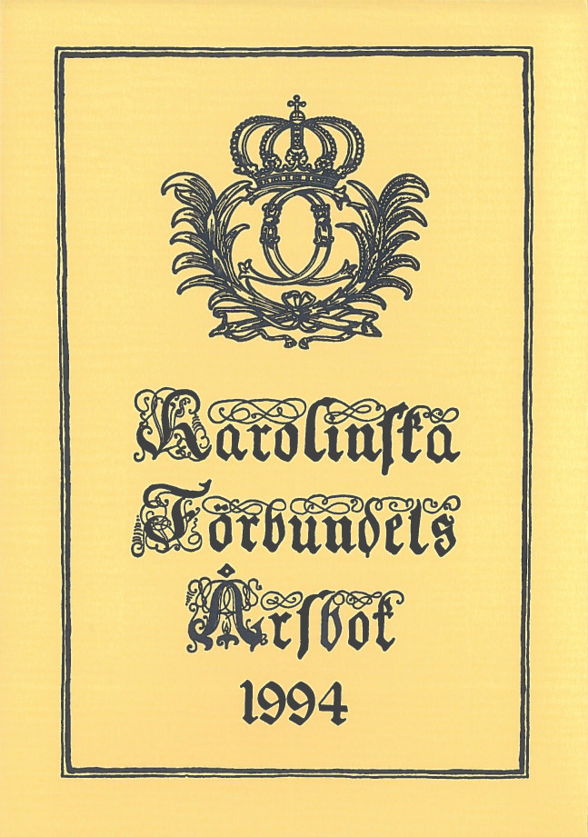 Karolinska förbundets årsbok 1994