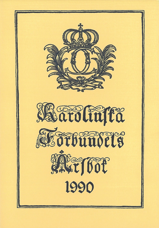 Karolinska förbundets årsbok 1990