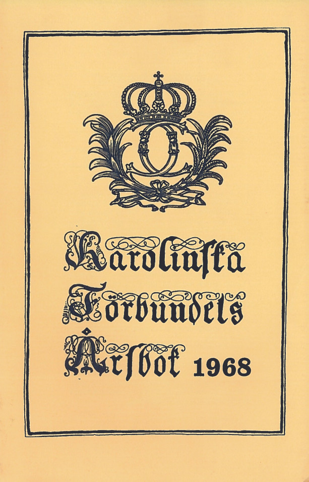 Karolinska förbundets årsbok 1968