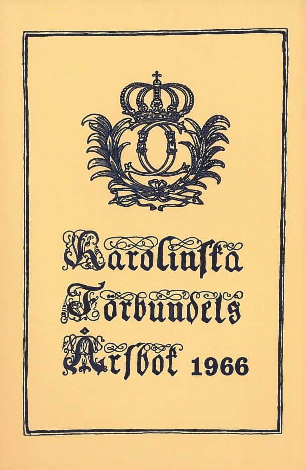 Karolinska förbundets årsbok 1966