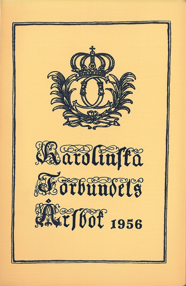 Karolinska förbundets årsbok 1956