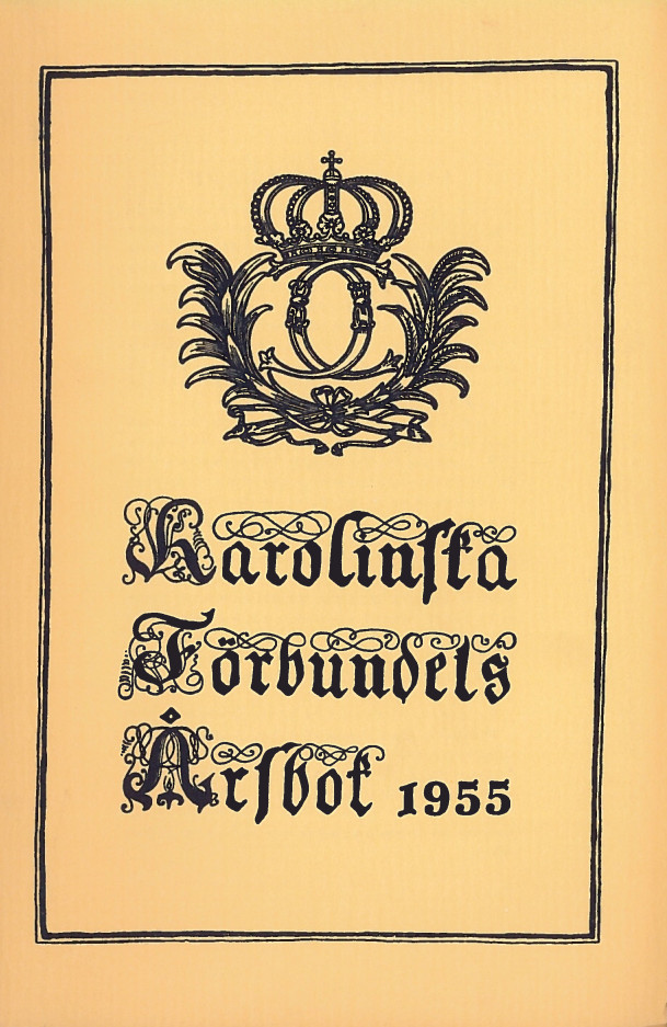 Karolinska förbundets årsbok 1955