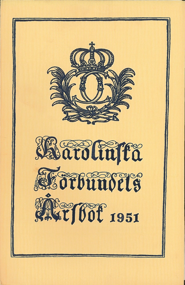 Karolinska förbundets årsbok 1951