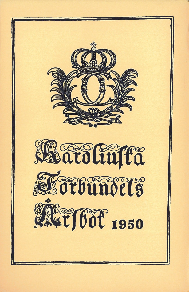 Karolinska förbundets årsbok 1950