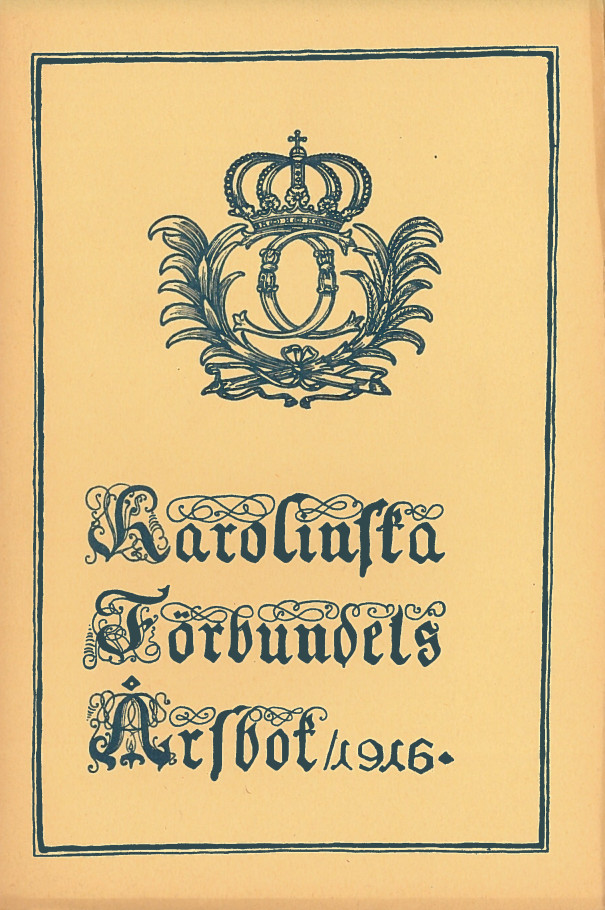 Karolinska förbundets årsbok 1916