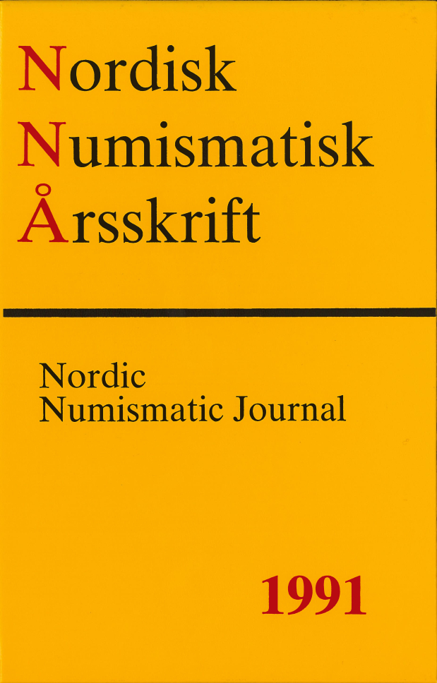 Nordisk Numismatisk Årsskrift 1991