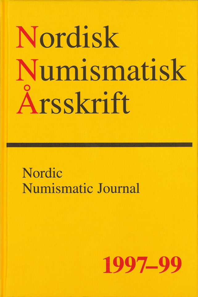 Nordisk Numismatisk Årsskrift 1997-99