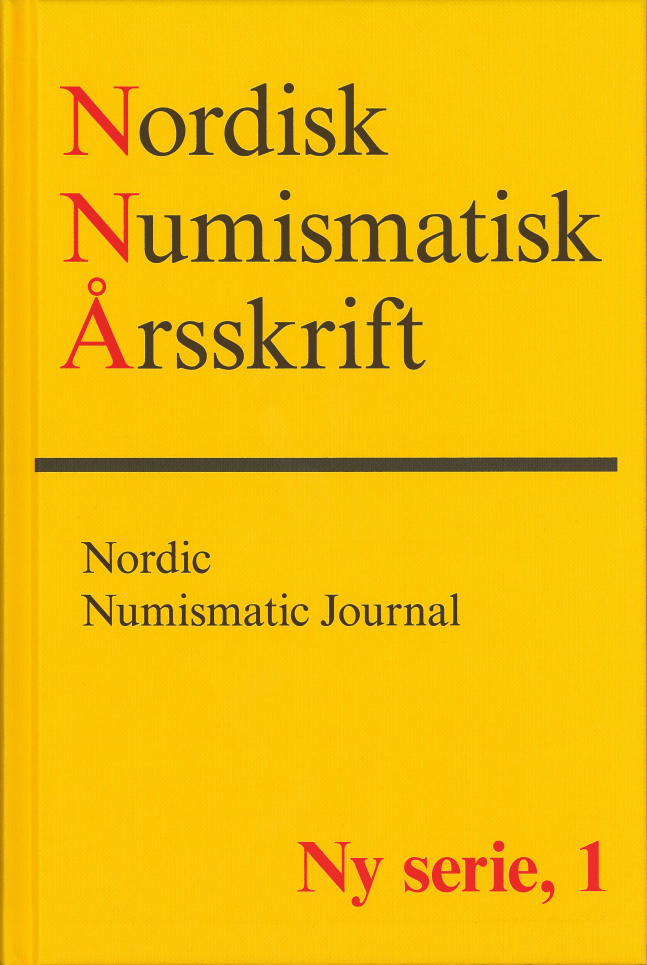 Nordisk Numismatisk Årsskrift Ny serie, 1