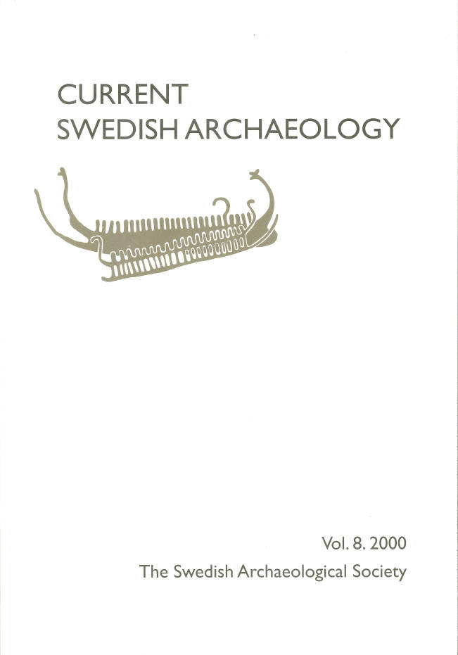 Current Swedish Archaeology Vol. 8. 2000