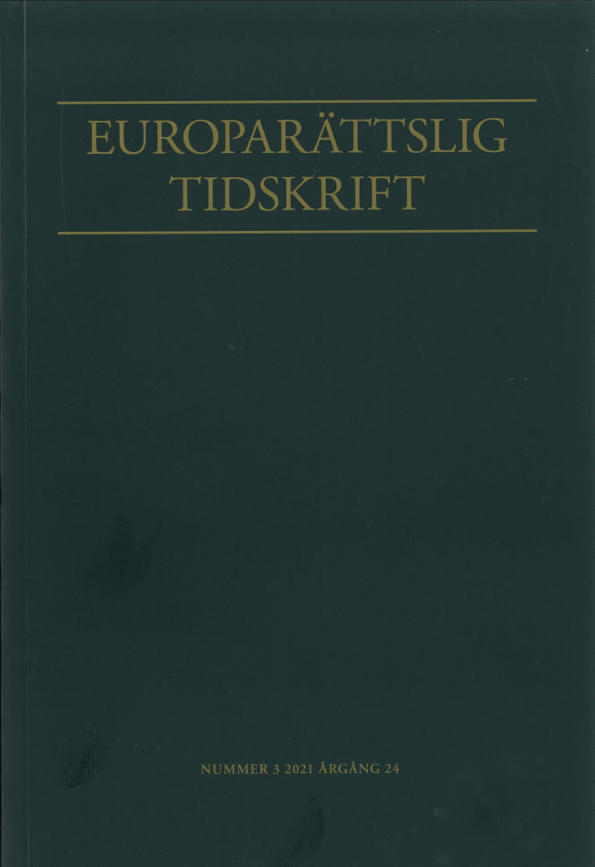 Europarättslig Tidskrift nr 3 2021