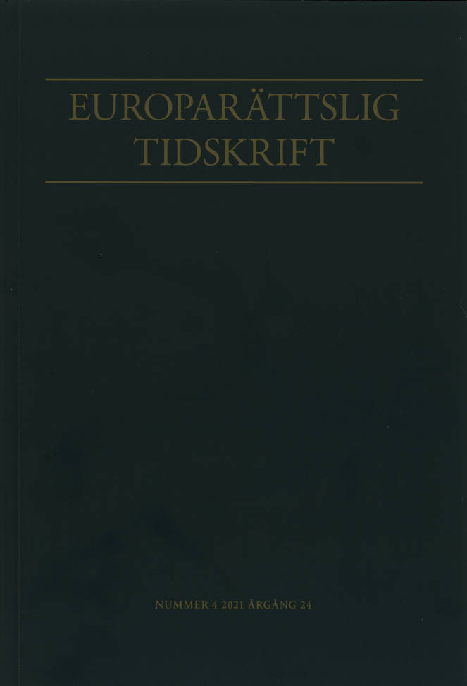 Europarättslig Tidskrift nr 4 2021