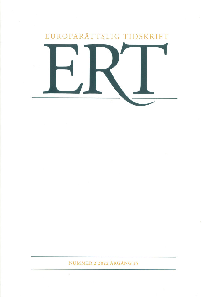 Europarättslig Tidskrift nr 2 2022