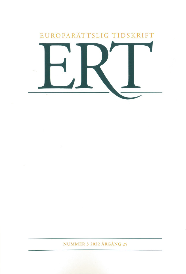 Europarättslig Tidskrift nr 3 2022