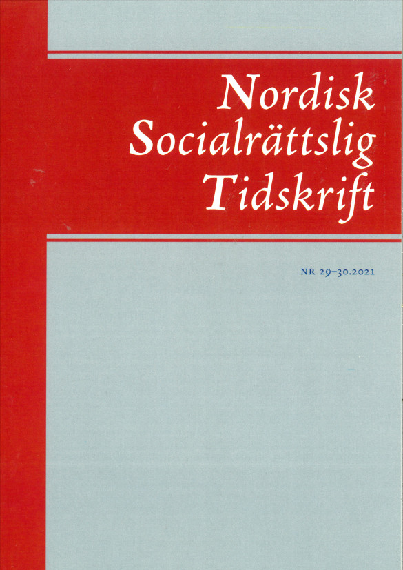 Nordisk Socialrättslig Tidsskrift NR 29-30.2021