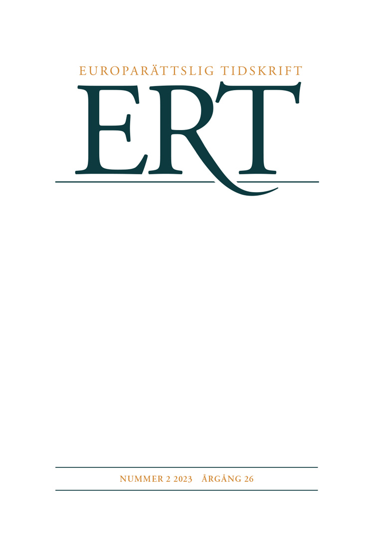 Europarättslig Tidskrift nr 2 2023