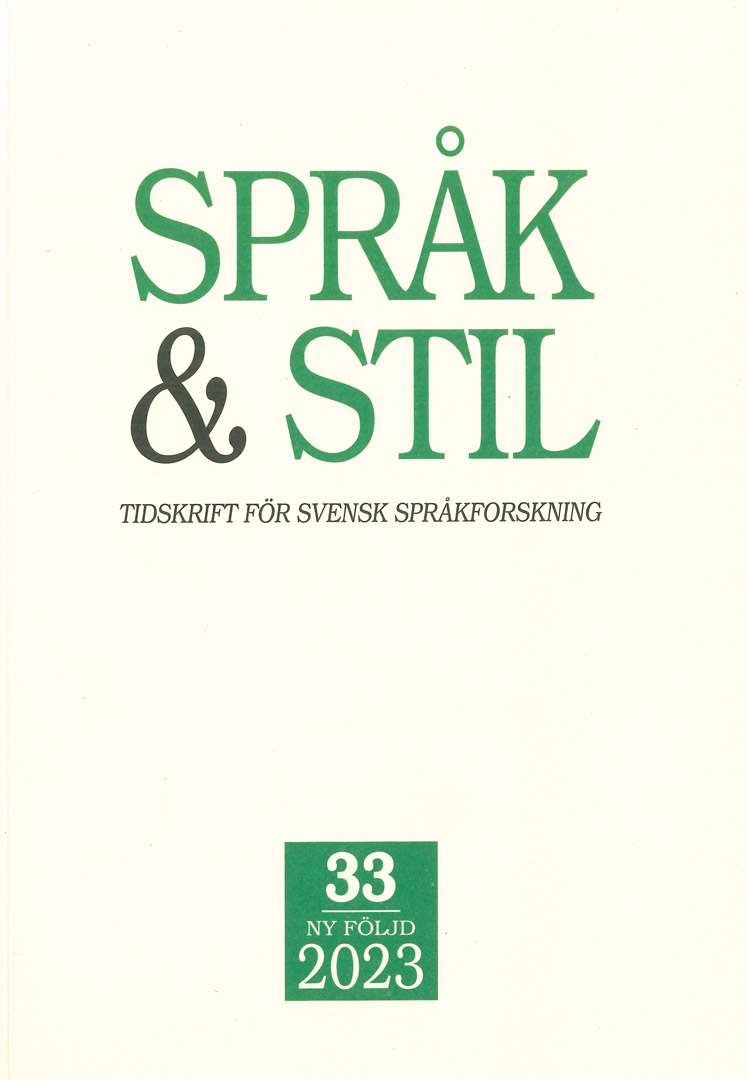Språk och stil 33 2023