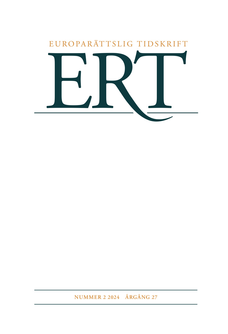 Europarättslig Tidskrift nr 2 2024