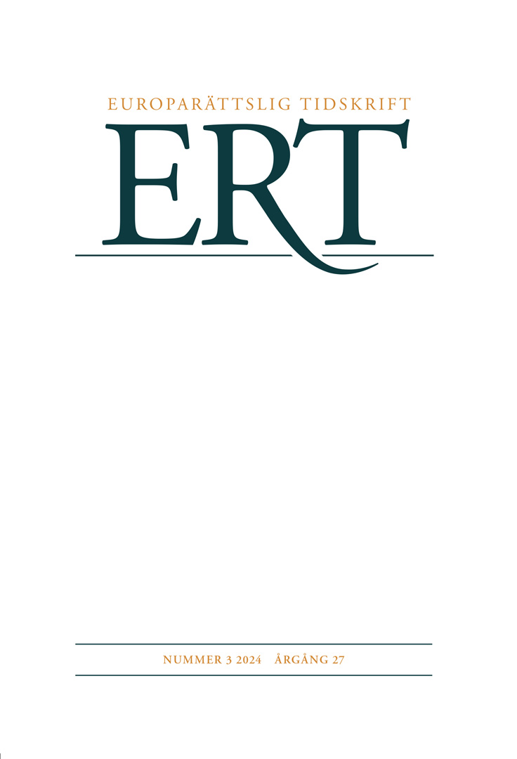 Europarättslig Tidskrift nr 3 2024
