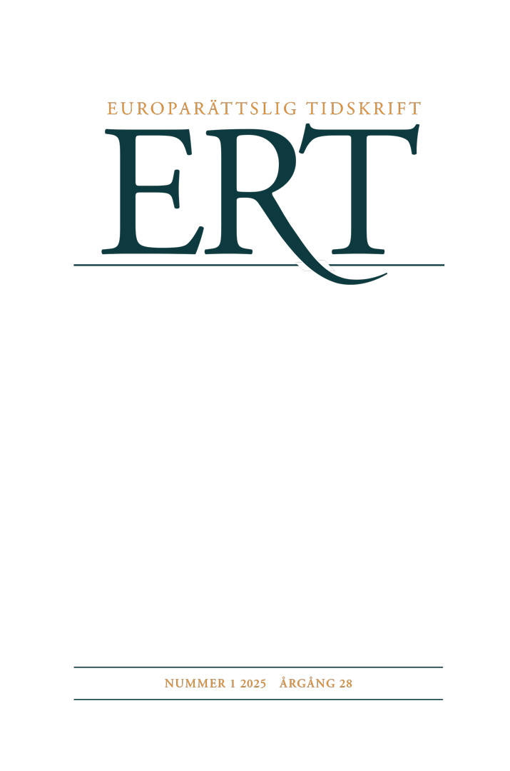Europarättslig Tidskrift nr 1 2025
