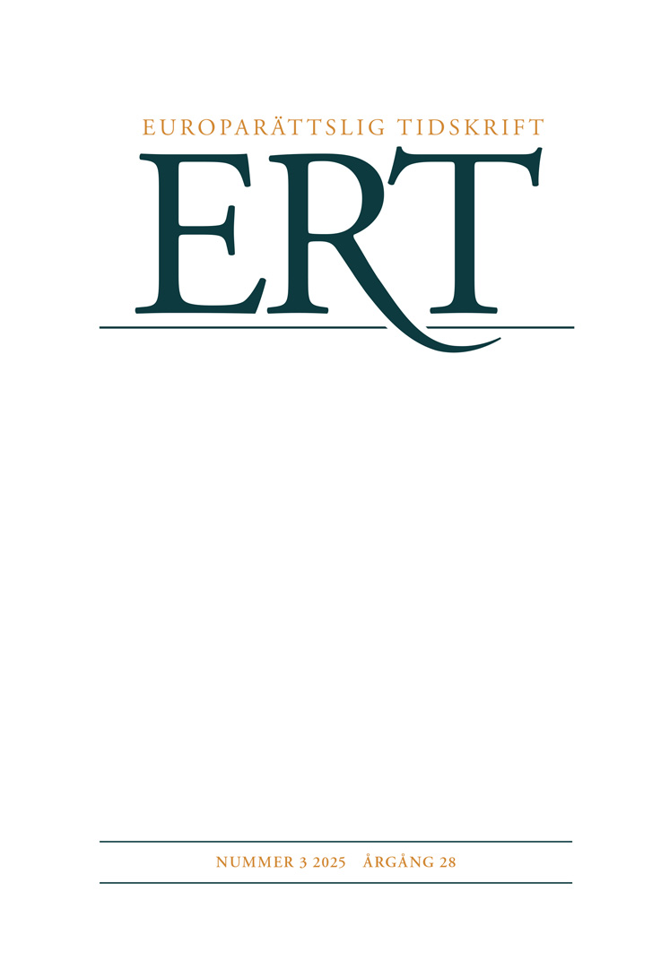 Europarättslig Tidskrift nr 3 2025
