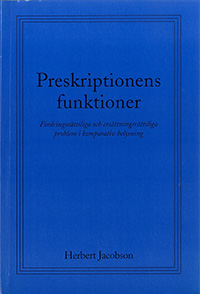 Preskriptionens funktioner