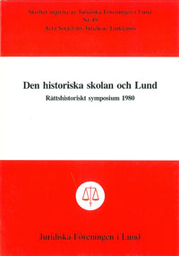 Den historiska skolan och Lund