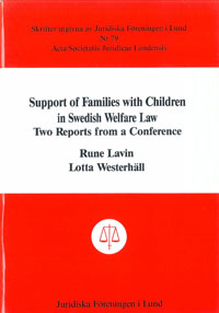 Support of Families with Children in Swedish Welfare Law