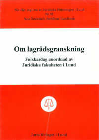 Om lagrådsgranskning