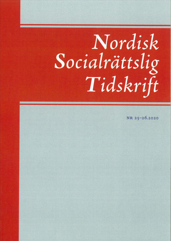 Nordisk Socialrättslig Tidskrift 25–26.2020