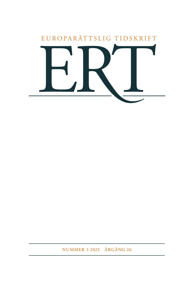Europarättslig Tidskrift nr 3 2023