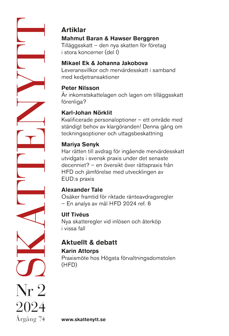 Skattenytt Nr 2 2024